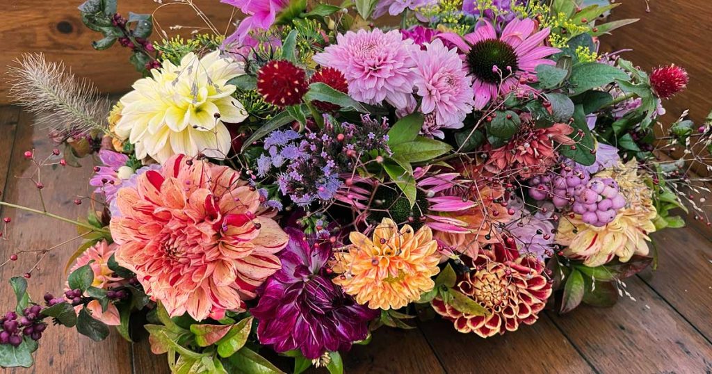 Bloemen rouwwerk